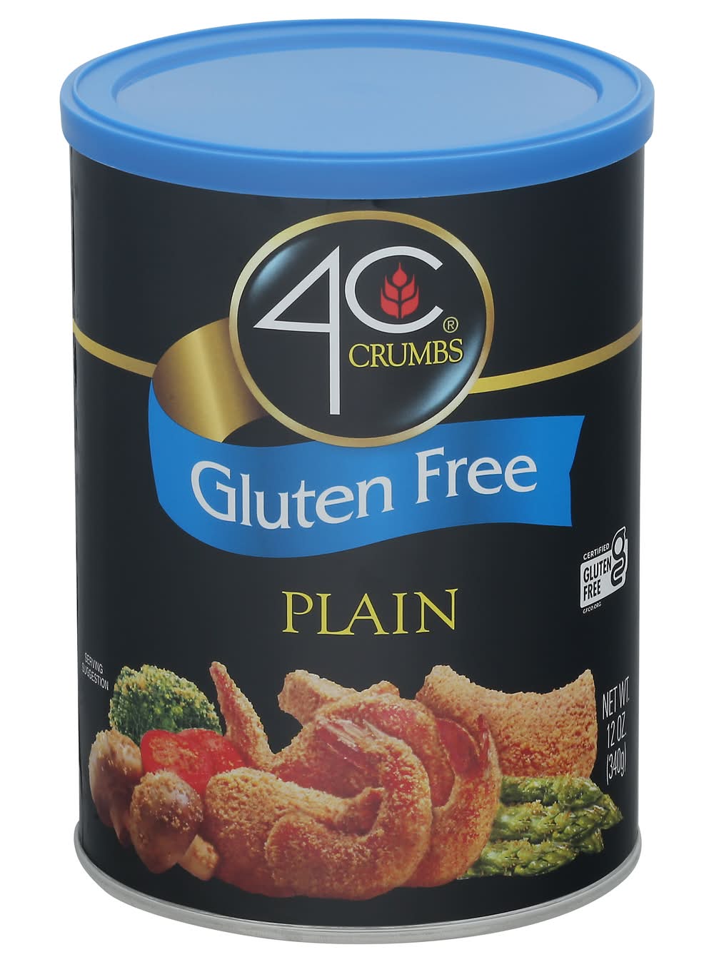 4C Gluten Free Plain Bread Crumbs 12 oz