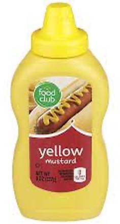 Food Club Yellow Mustard 8 oz