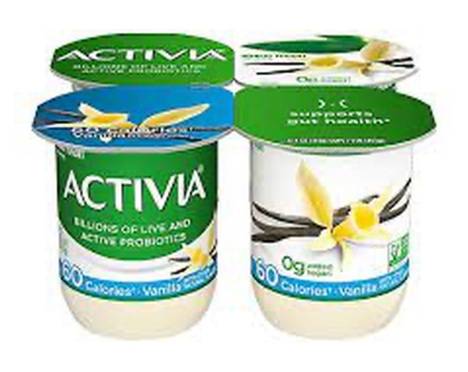 Activia 60 Calories Lowfat Yogurt Vanilla