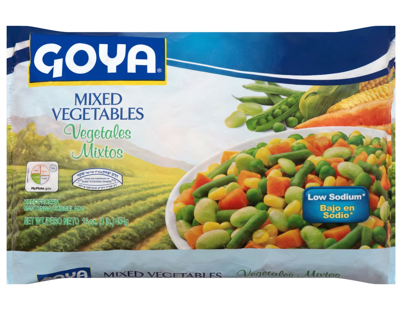 Goya Mixed Vegetables / Vegetales Mixtos 16 oz