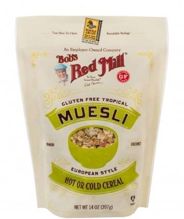 Bob's Red Mill Gluten Free Mango-Coconut European Style Muesli 14 oz