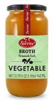 Ferrer Vegetable Broth 31.79 oz