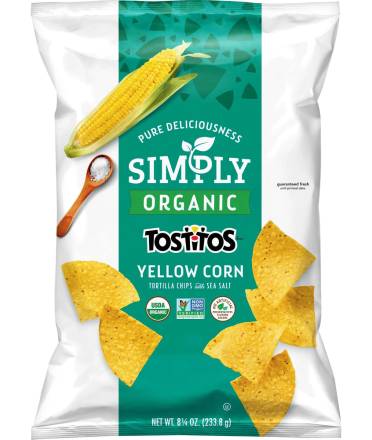 Tostitos Simply Organic Yellow Corn Tortilla Chips 8.25 oz