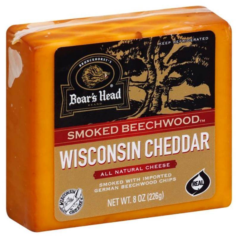 Boar's Head Smoked Beechwood Wisconsin Cheddar 8 oz