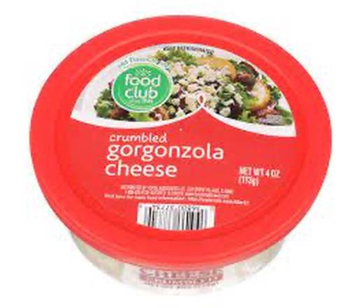 Food Club Crumbled Gorgonzola Cheese 4 oz
