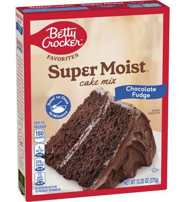 Betty Crocker Super Moist Chocolate Fudge Cake Mix 15.25 oz