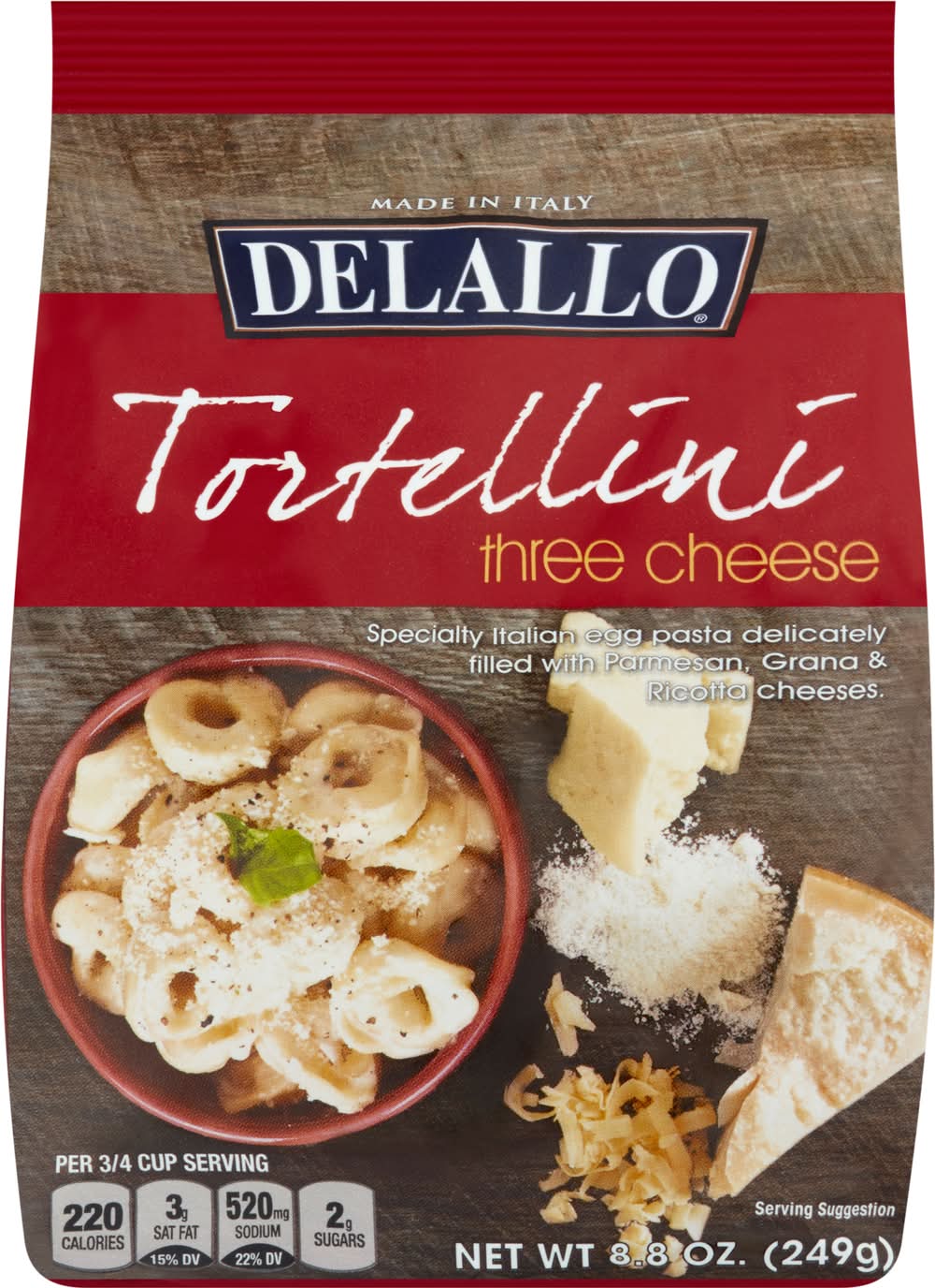 DeLallo Three Cheese Tortellini