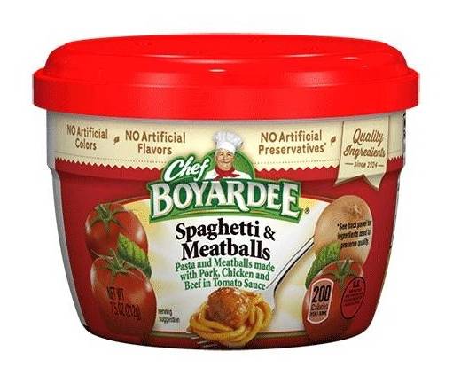 Chef Boyardee Microwave Cups Spaghetti & Meatballs 7.5 oz.