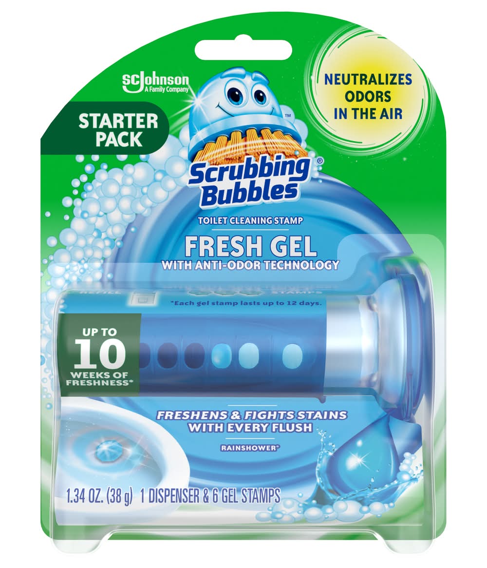 Scrubbing Bubbles Fresh Gel Toilet Cleaning Stamp 1 ct