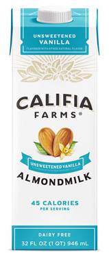 Califia Unsweetened Vanilla Almondmilk 32 oz