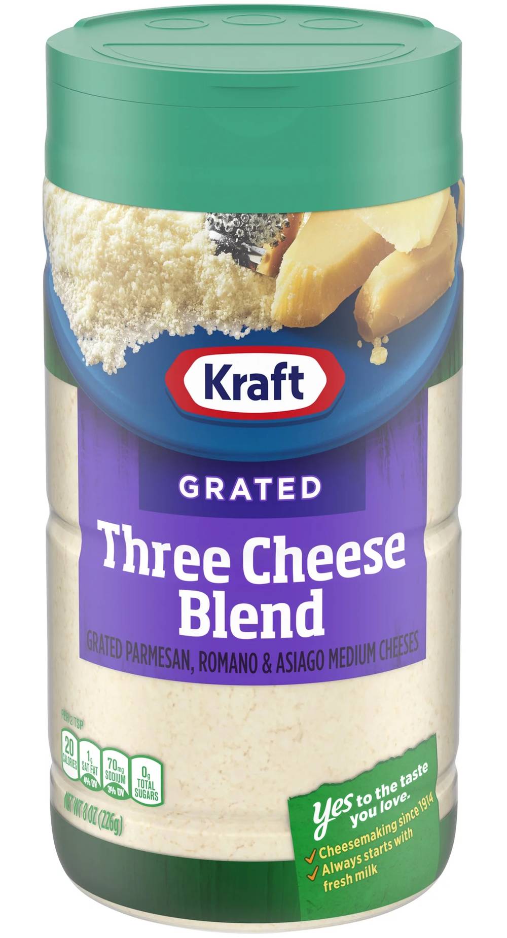 Kraft Grated Three Cheese Blend 8 oz