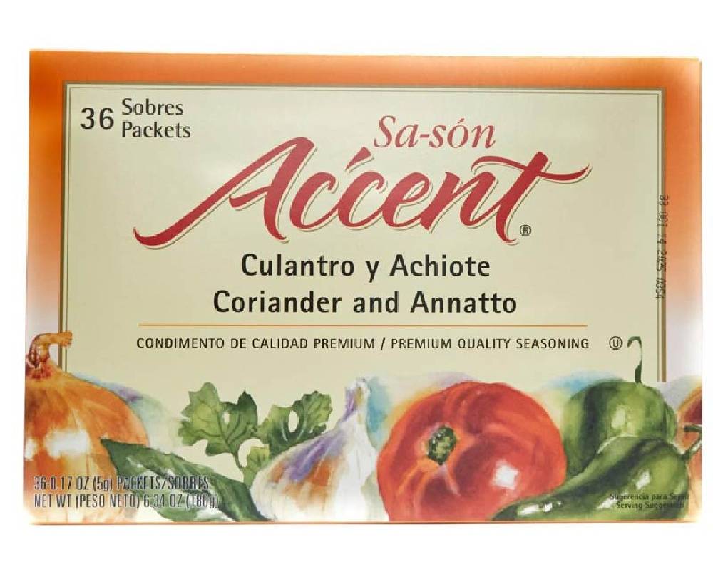 Sa-són Accent Con Culantro y Achiote 36 ct