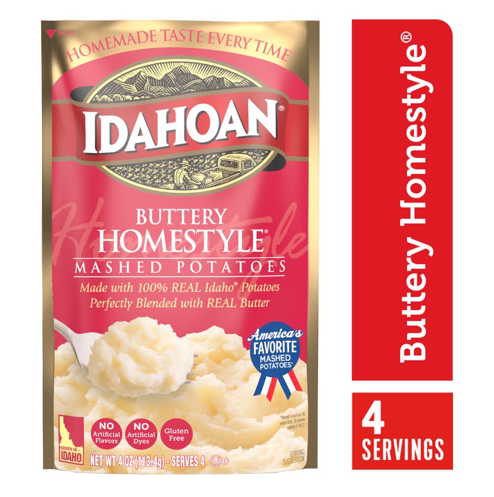Idahoan Mashed Potatoes Buttery Homestyle 4 oz