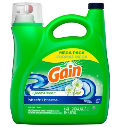 Gain Liquid Detergent Blissful Breeze 154 oz