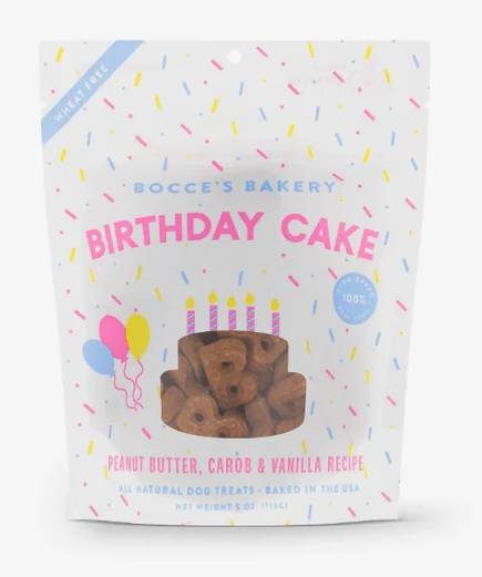 Bocce’s Birthday Cake Dog Treats 5 oz