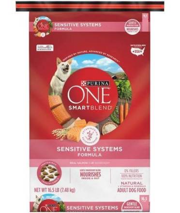Purina One Sensitive Systems Dog Food 16.5 lbs
