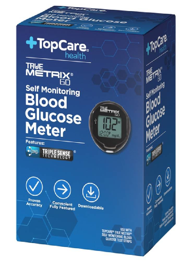 Top Care True Metrix Self Monitoring Blood Glucose Meter