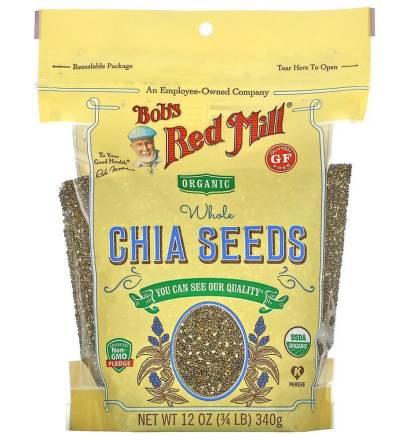 Bob's Red Mill Organic Whole Chia Seeds 12 oz