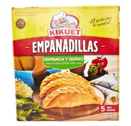 Kikuet Empanadillas de Espinaca y Queso 12 oz