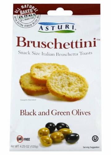 Asturi Bruschettini Black & Green Olives 4.23 oz