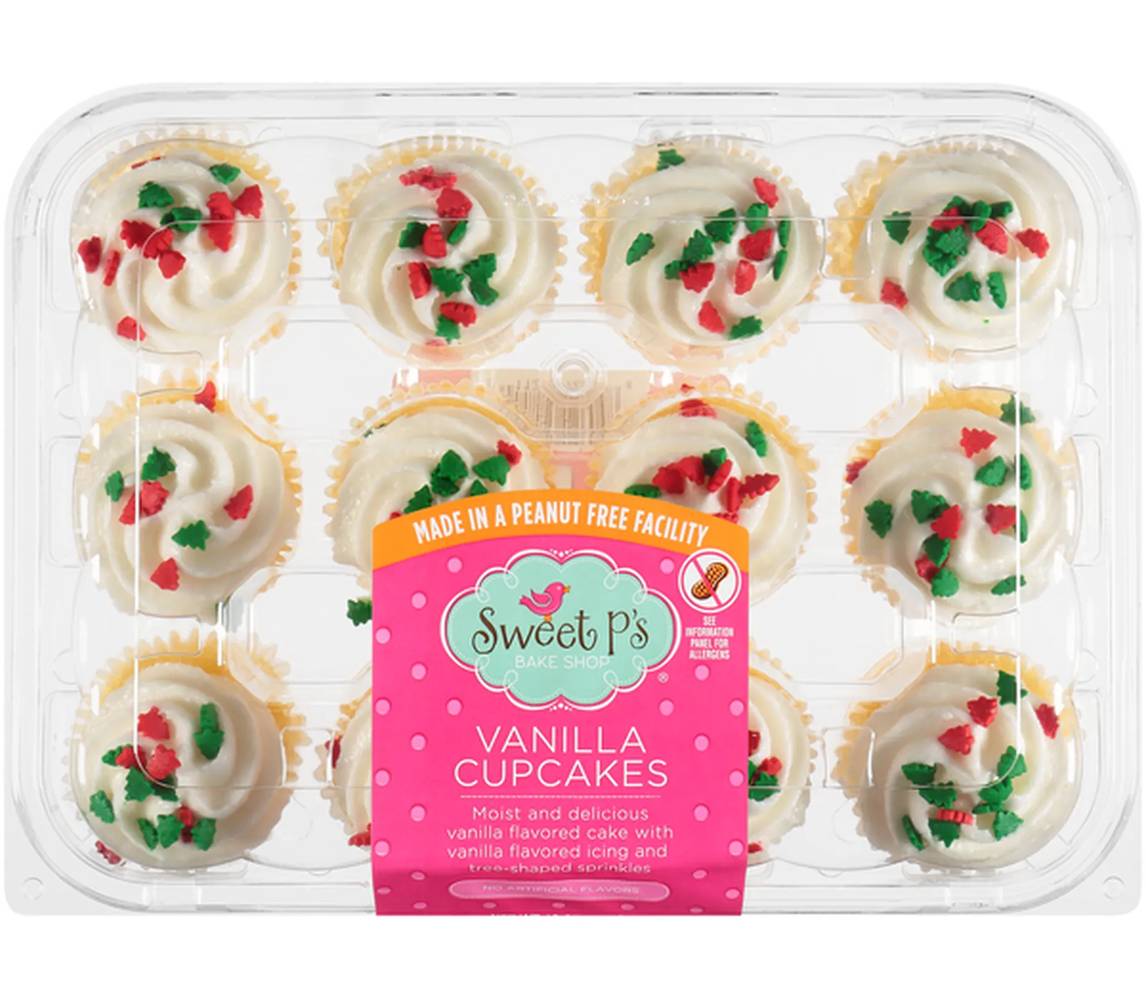 Sweet P's Mini Vanilla Cupcakes 10 oz