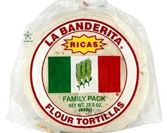 La Banderita Flour Tortillas 6" 22.5 oz