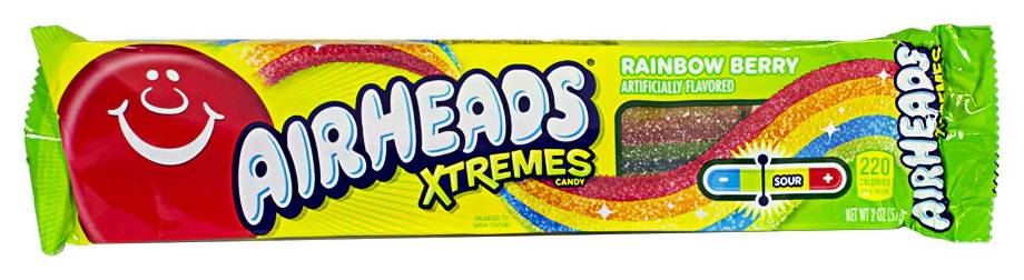 Airheads Xtremes Rainbow Berry Candy 2 oz