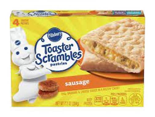 Toaster Scrambles Egg, Sausage & Cheese