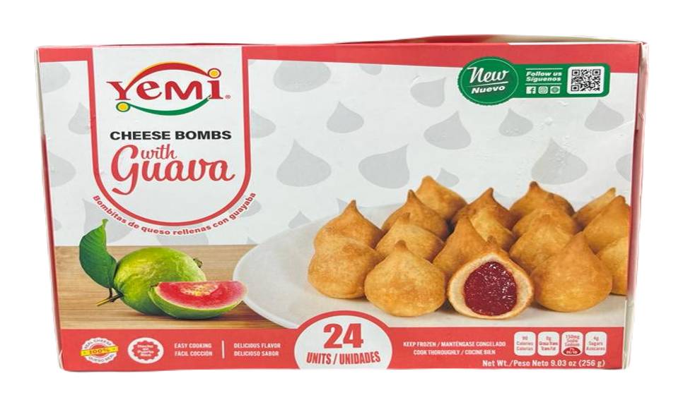 Yemi Cheese Bombs With Guayaba 24 ct