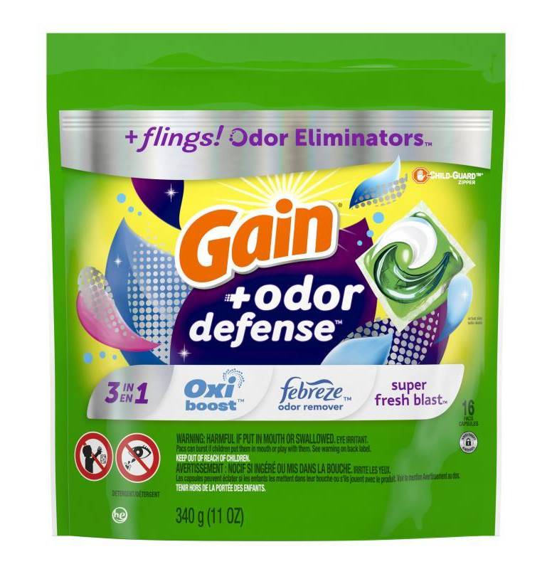 Gain Flings! + Odor Defense 11 oz
