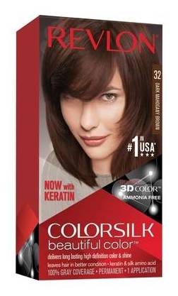 Revlon ColorSilk Beautiful Color Dark Mahogany Brown 32