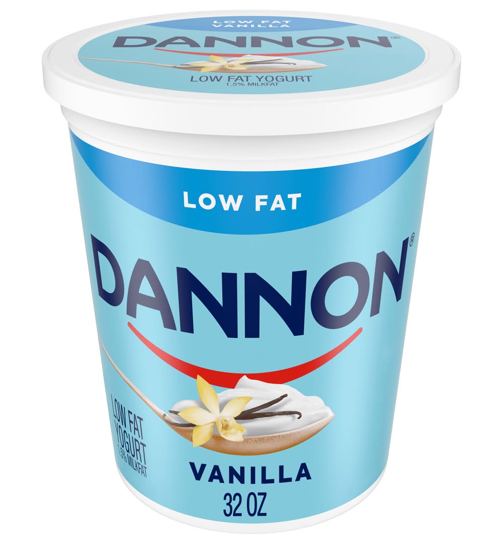 Dannon Low Fat Yogurt Vanilla 32 oz