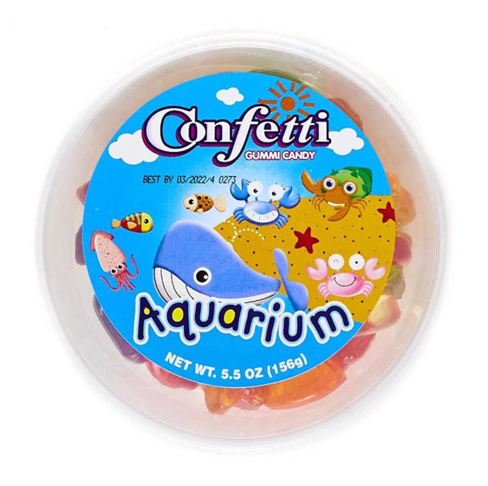 Confetti Gummi Aquarium 5.5 oz