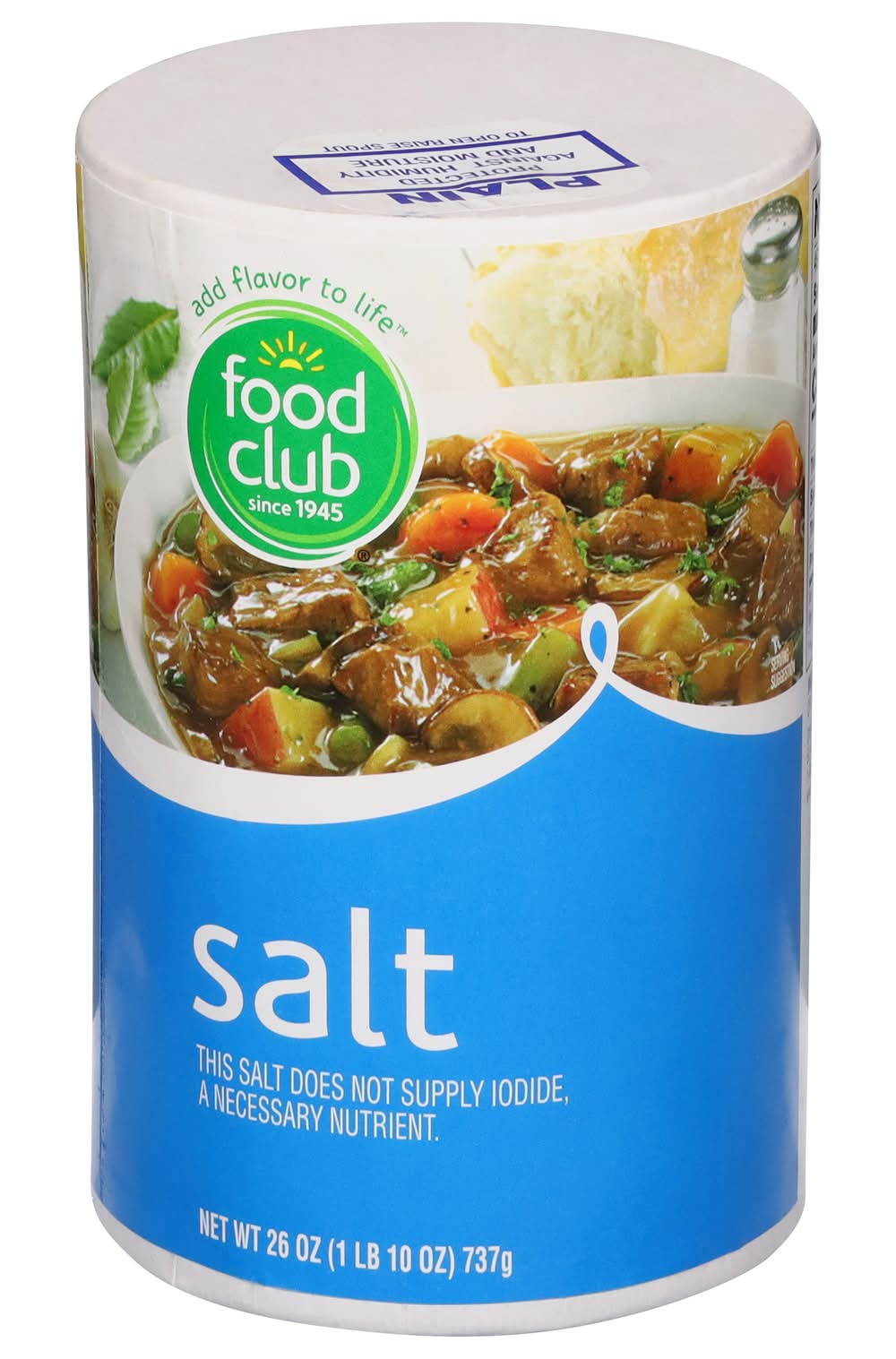Food Club Salt 26 oz