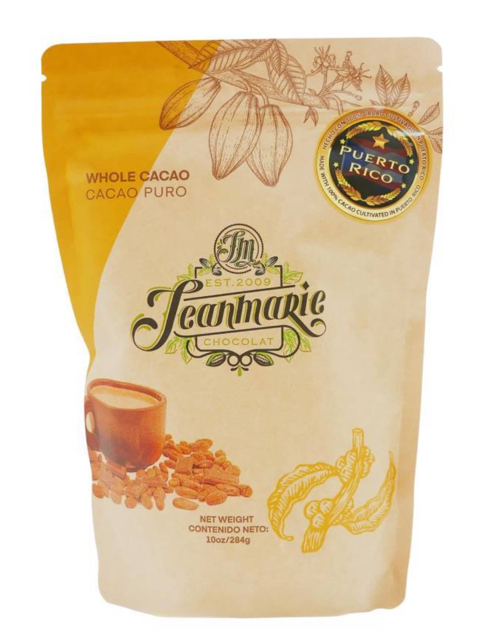 Jeanmarie Whole Cacao 10 oz