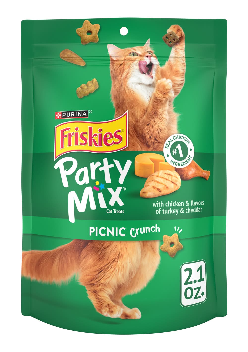 Friskies Party Mix Picnic Crunch 2.1 oz