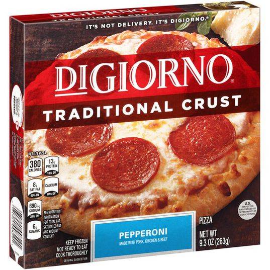 DiGiorno Traditional Pepperoni Pizza Small 10.05 oz