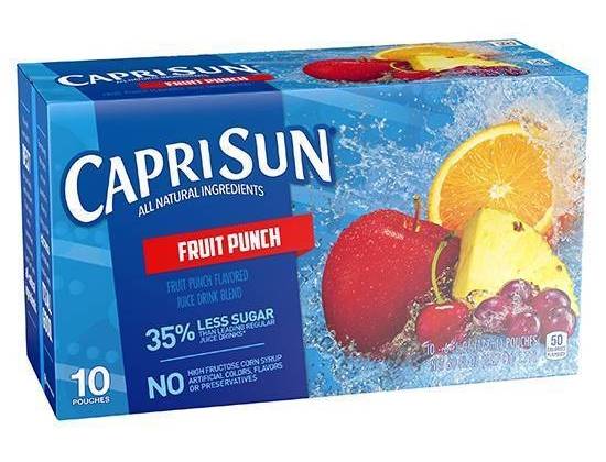 Capri Sun Fruit Punch Juice Drink 10-6 oz