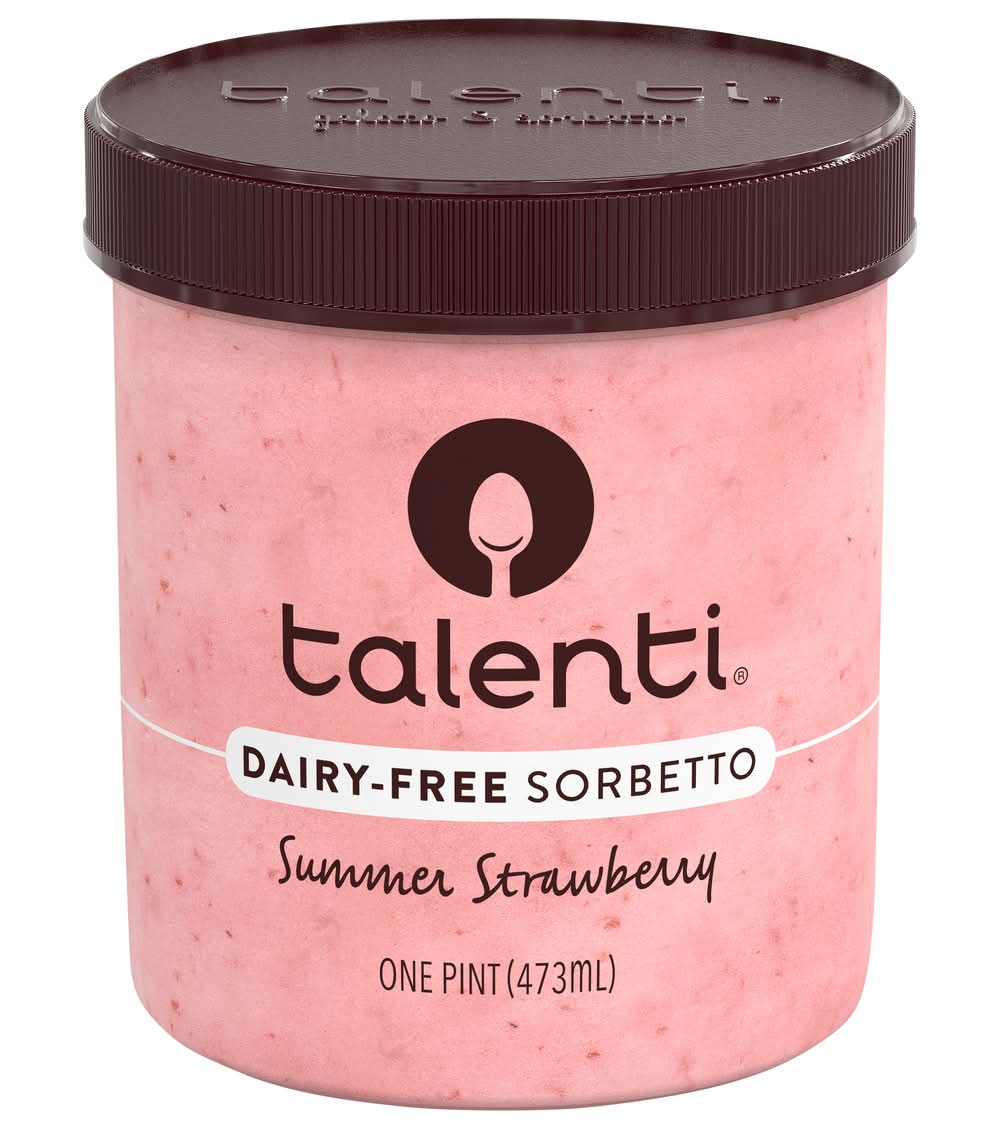 Talenti Dairy Free Sorbetto Summer Strawberry 16 oz