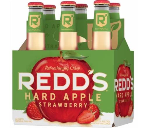 Redd's Hard Apple Strawberry 6-12 oz