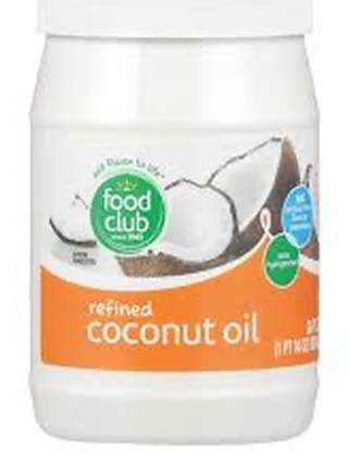 Food Club Refined Coconut Oil 30 oz