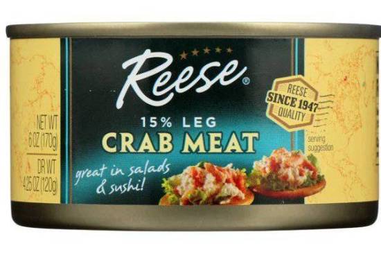 Resse 15% Leg Crabmeat 6 oz