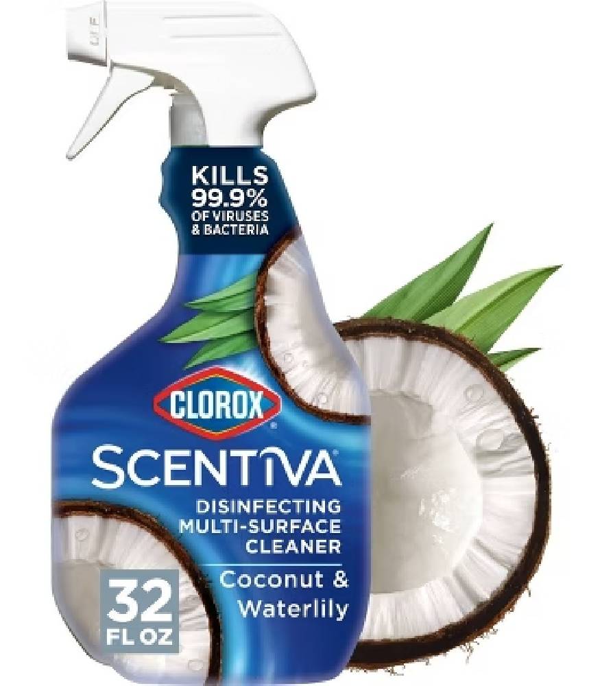 Clorox Scentiva Disinfecting Multi-Purpose Cleaner Coconut Scent 32 oz