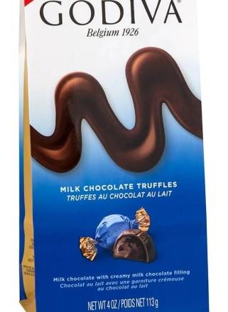 Godiva Milk Chocolate Truffles 4.3 oz