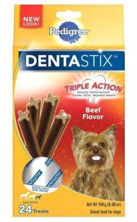 Dentastix Triple Action Small Beef Flavor  24 ct
