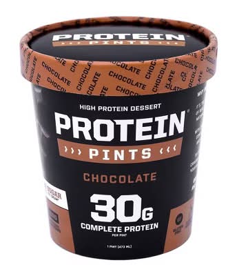 Protein Pints Chocolate High Protein Ice Cream - 16 oz