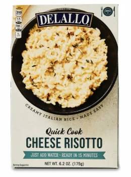 DeLallo Quick Cook Cheese Risotto 6.2 oz