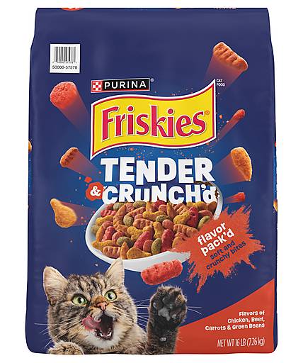 Friskies Tender & Crunch’d Cat Food 16 lbs