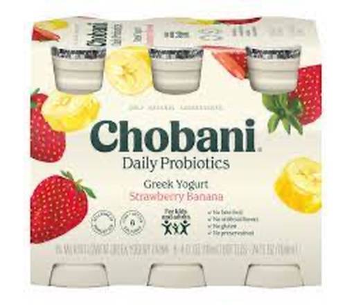 Chobani Daily Probiotic Drink Strawberry Banana 6-8 oz