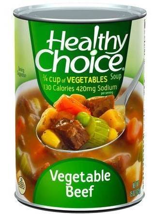 Healthy Choice Vegetable Beef Soup 15 oz